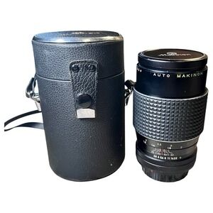 Makinon 135mm F2.8 lens Canon FD Mount + Both Caps & Hard‎ Case